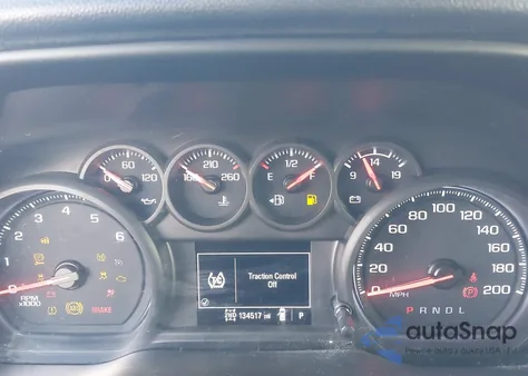 2019 Chevrolet Silverado 1500 Custom Trail Boss z USA, uszkodzony, nr VIN 1GCPYCEF8KZ281114